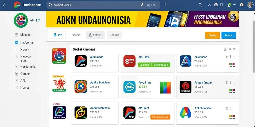 Tampilan menu utama yang menarik dan mudah dinavigasi.