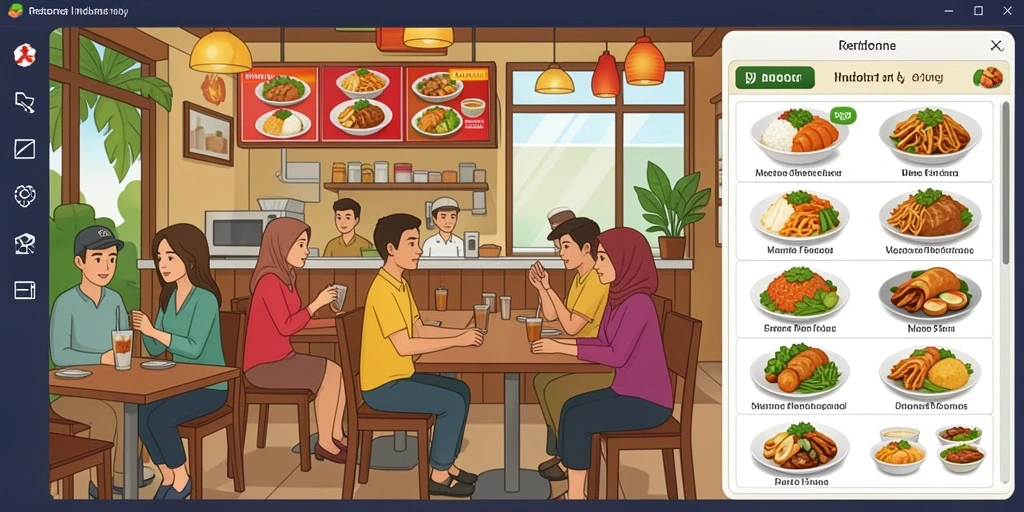 Tangkapan layar menampilkan karakter utama AFK77 dalam pertempuran.