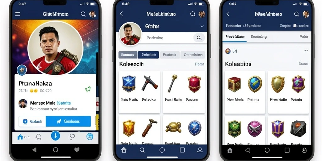 Tampilan antarmuka aplikasi yang modern dan user-friendly.