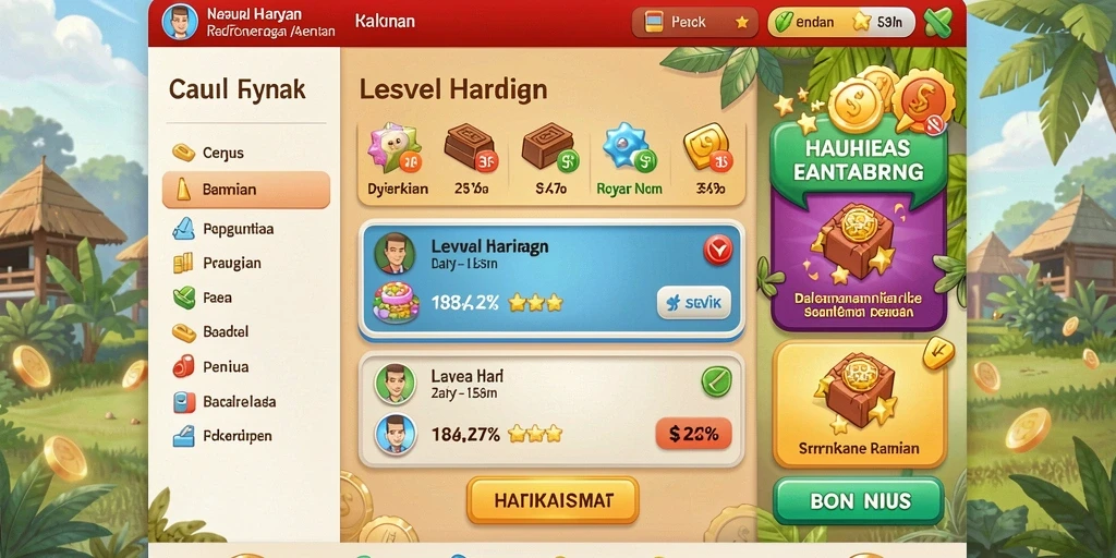 Tampilan antarmuka utama BENTO4D yang menarik.