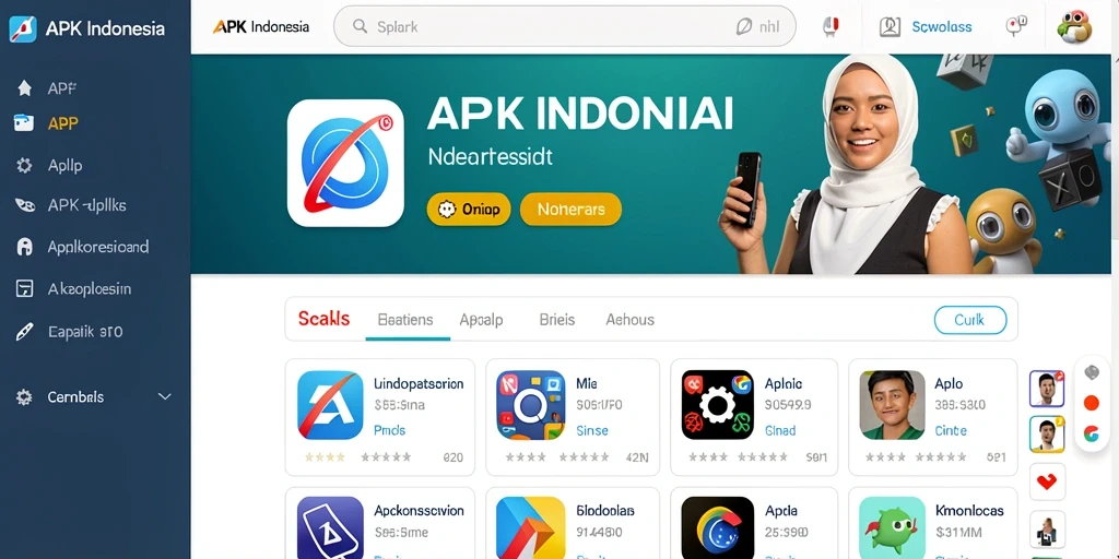 Tampilan antarmuka permainan yang modern.
