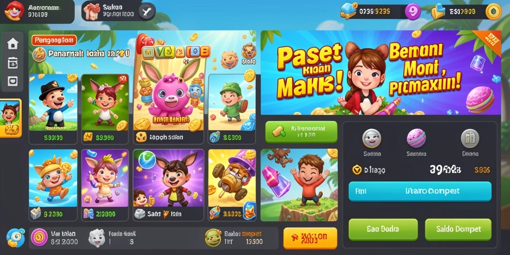 Tampilan awal yang menarik dan menantang.