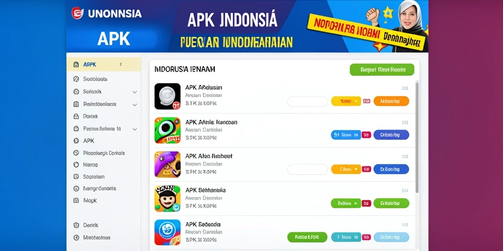 Tampilan antarmuka utama LATOTO yang menarik.