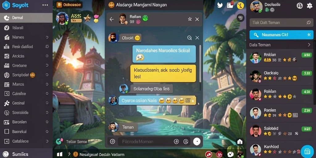Tampilan antarmuka yang modern dan menarik.