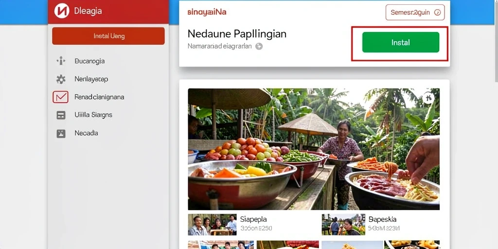 Tampilan utama aplikasi REJEKI yang menawan.