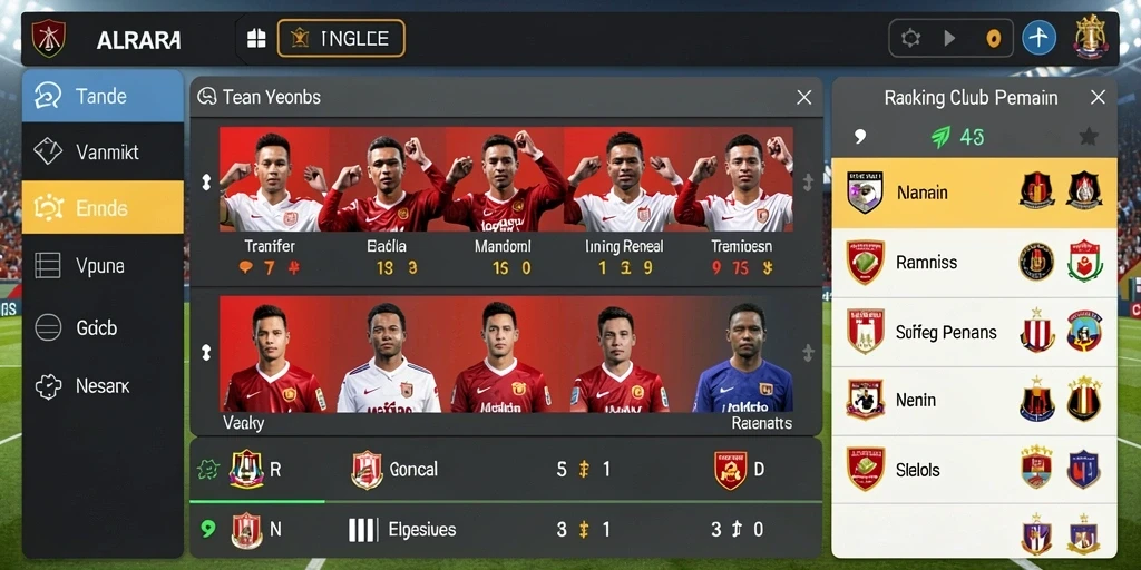 Tampilan menu utama yang intuitif dan menarik.
