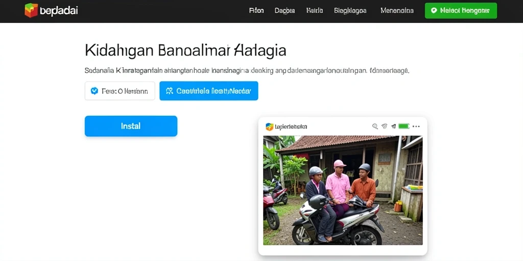 Tampilan antarmuka yang user-friendly dan menarik.