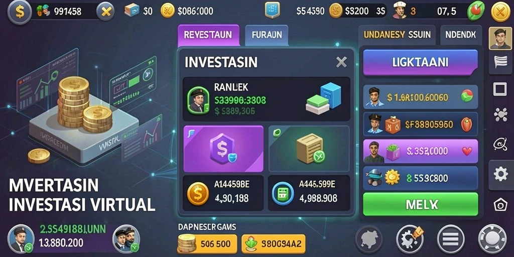 Tampilan menu utama yang menarik dan intuitif.